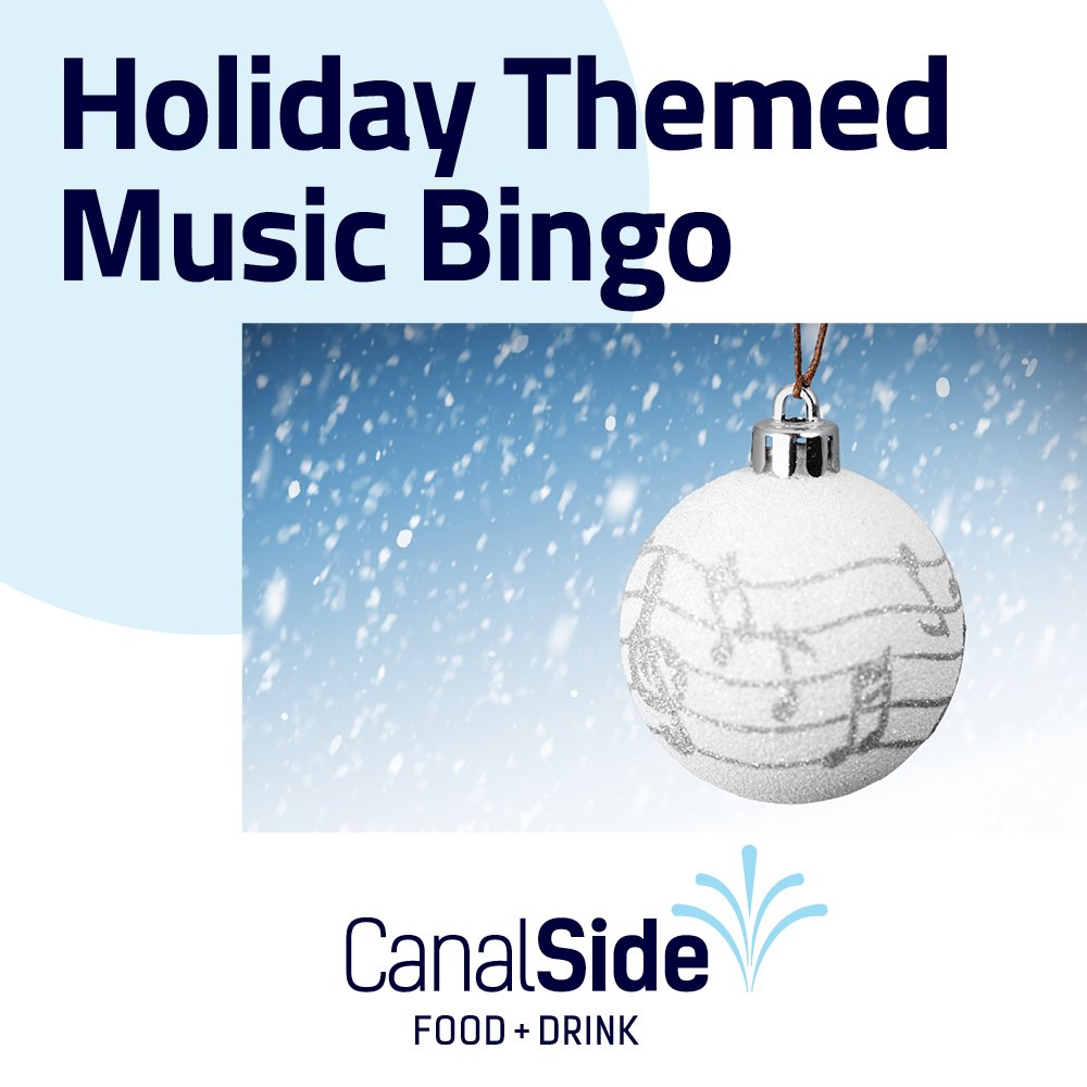 Holiday Music Bingo Night at CanalSide at CambridgeSide